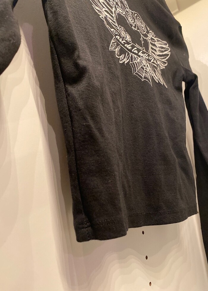 Bershka siyah bluz - Görsel 3