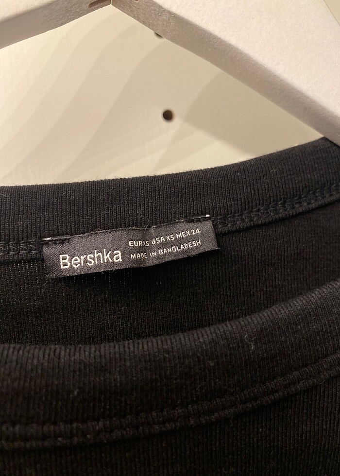 Bershka siyah bluz - Görsel 5