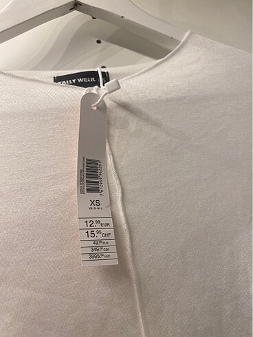 xs Beden beyaz Renk Tally weijl beyaz bluz