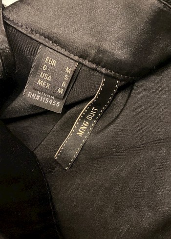 Mango Siyah Püsküllü Elbise - Görsel 8