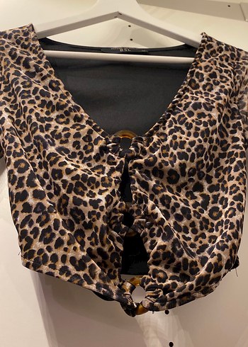 Leopar Desenli Büstiyer - Görsel 2