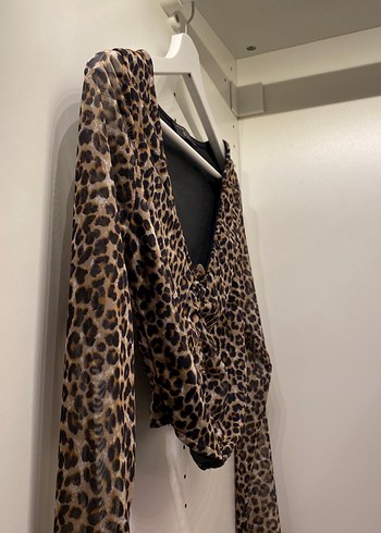 Leopar Desenli Büstiyer - Görsel 5