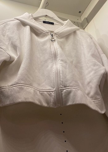 Beyaz Fermuarlı Ceket - Görsel 2