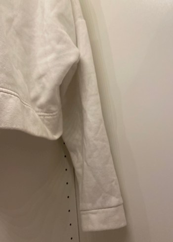 Beyaz Fermuarlı Ceket - Görsel 4