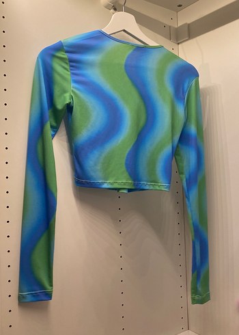 Uzun Kollu Tie-Dye Bluz - Görsel 9