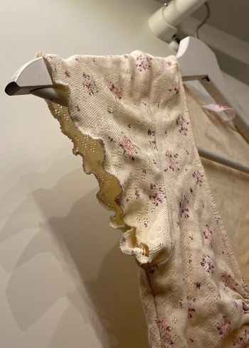 xs Beden Büzgülü pijama üstü