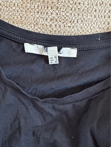xl Beden siyah Renk Kolları Tül T-Shirt