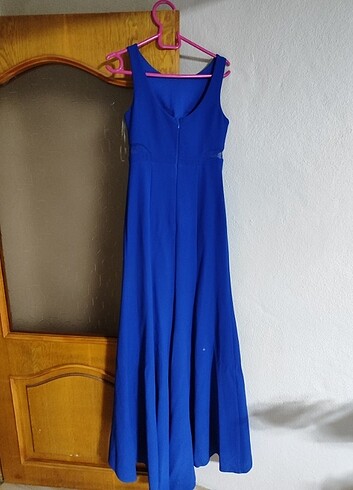 m Beden mavi Renk Abiye nişanlık elbise