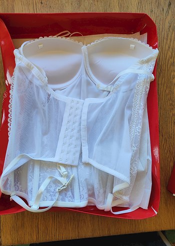 Beyaz Dantelli Gecelik - Görsel 5