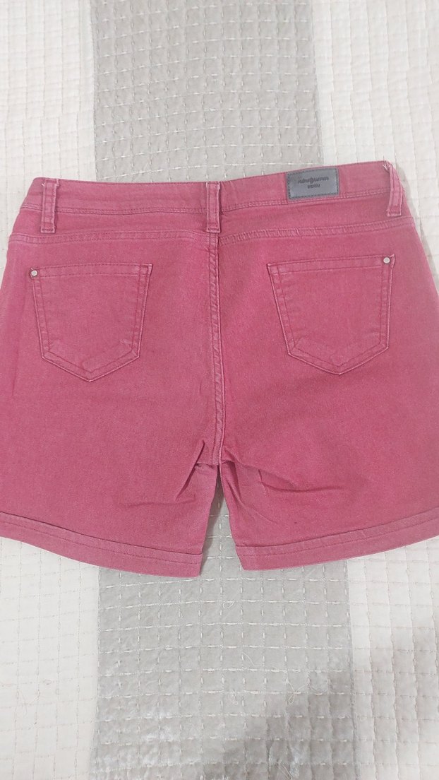 #gül kurusu renk #şort. - Görsel 5