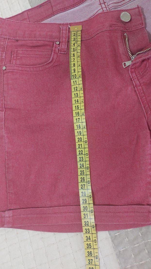 #gül kurusu renk #şort. - Görsel 2