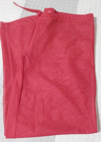 #kırmızı #tül #pantolon #pareo. - Görsel 11