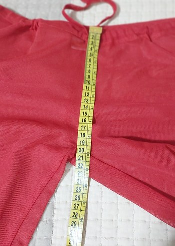 #kırmızı #tül #pantolon #pareo. - Görsel 6