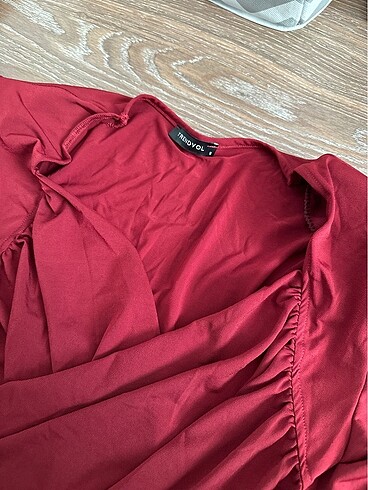 Trendyol & Milla Trendyolmilla çıtçıtlı kruvaze bluz