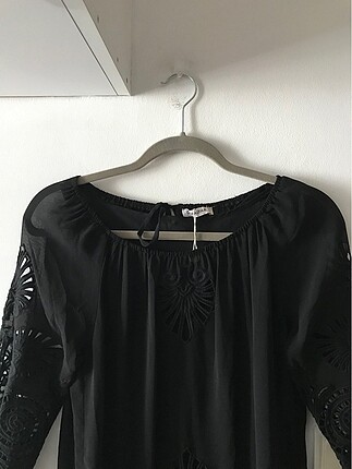 Perlina Siyah Tunik/Elbise