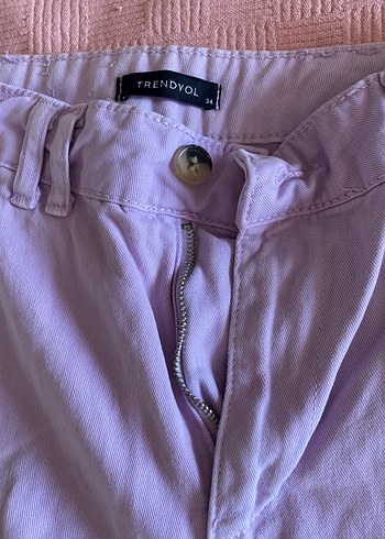 Trendyol & Milla Lila Geniş Paça Pantolon