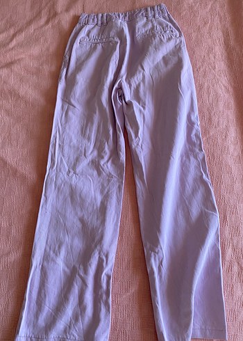 xs Beden mor Renk Lila Geniş Paça Pantolon