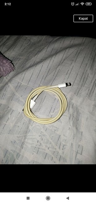 orijinal iPhone şarj kabloları