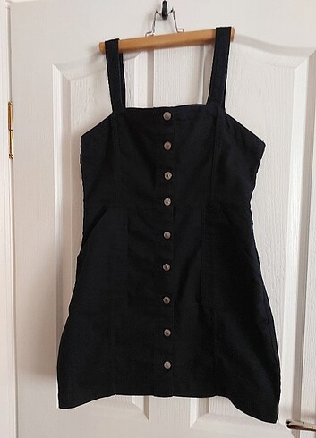 H&M siyah kot elbise