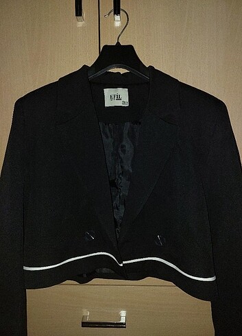 Crop blazer ceket 