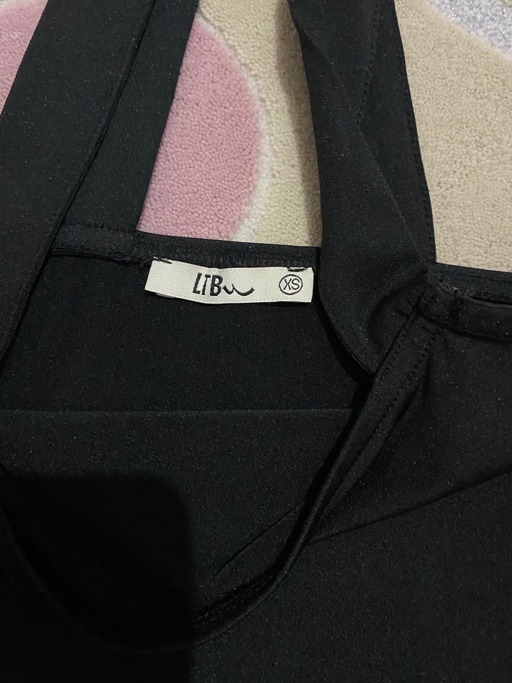 Siyah Askılı Mini Kadın Atlet - Görsel 2