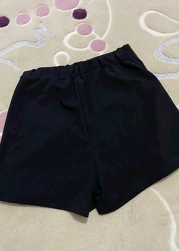 Düğmeli Siyah Mini Etek - Görsel 2