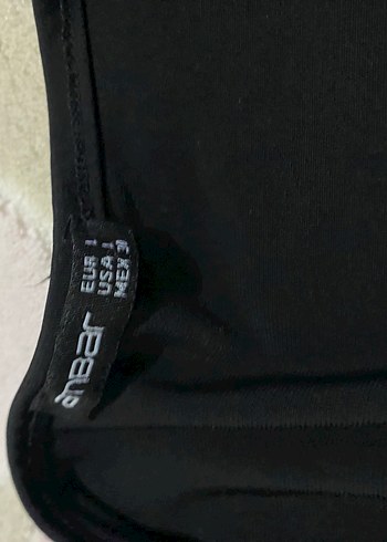 Siyah V Yakalı Drapeli Midi Abiye Elbise - Görsel 2