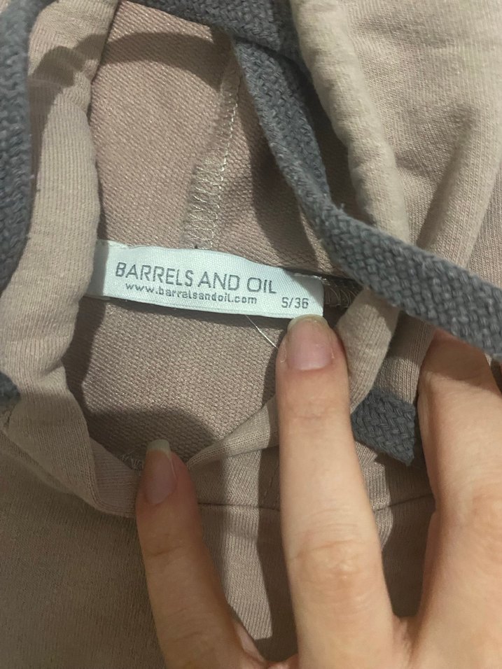 Bej Kapüşonlu Kadın Sweatshirt - Görsel 2