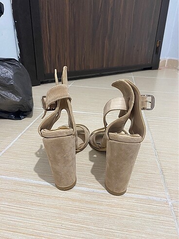 38 Beden camel Renk Kahverengi topuklu ayakkabı