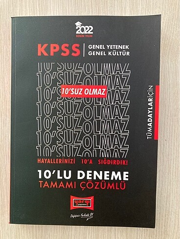 Yargı onsuz olmaz kpss deneme