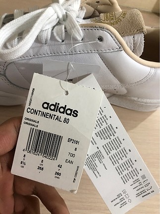 Adidas Adidas continental 80 beyaz spor ayakkabı 42 numara