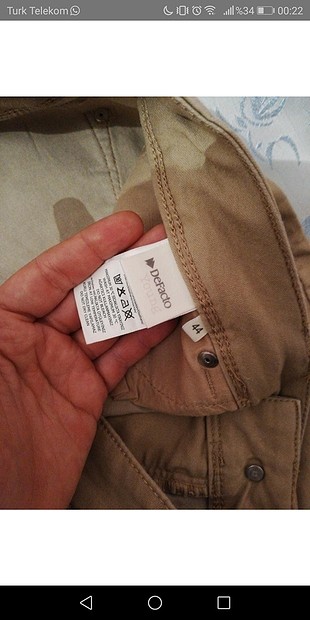 44 Beden camel Renk Temiz Pantalon Xl