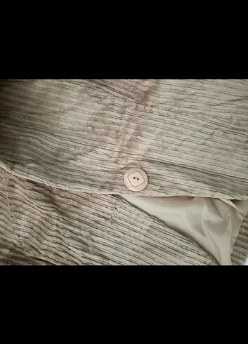 Vatkalı Kadife Ceket - Görsel 6