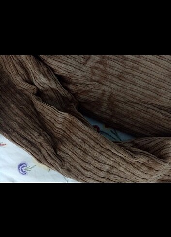 Vatkalı Kadife Ceket - Görsel 8