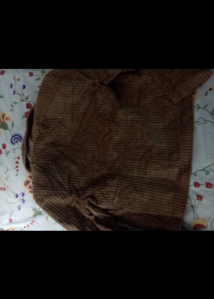 Vatkalı Kadife Ceket - Görsel 2