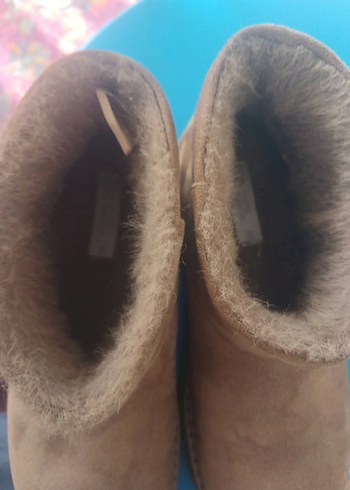 Bej Süet Kadın Dolgu Topuklu Bot - Görsel 6