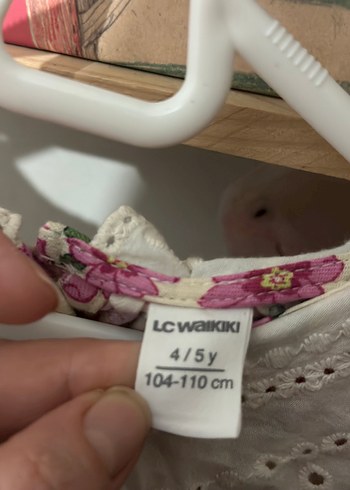LC Waikiki Kız Çocuk Pembe Çiçekli Bohem Elbise