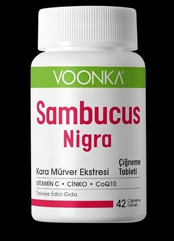 4 Sambucus ve1 adet krem için 