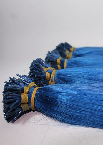 Gerçek saç renkli mavi - Görsel 2