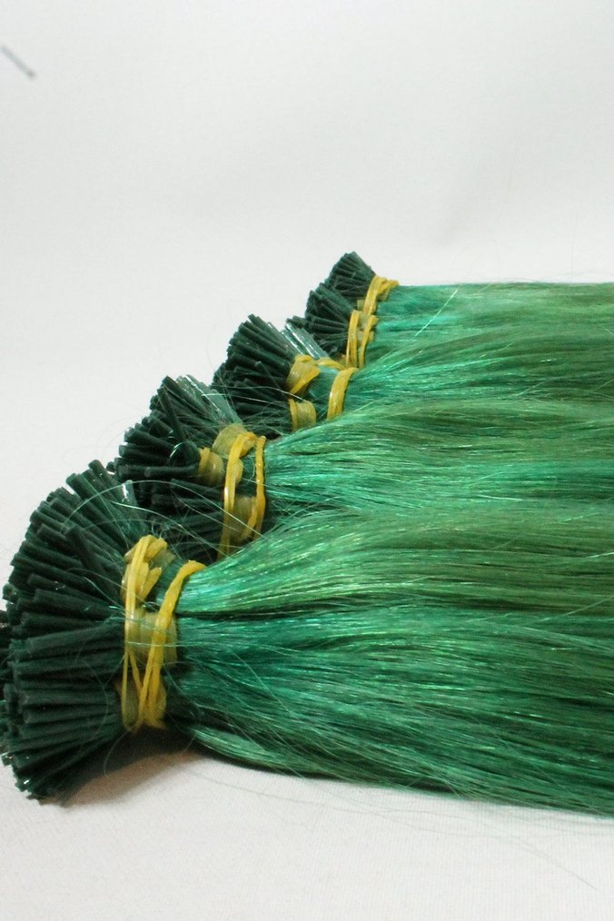 Gerçek saç renkli Parlak Yeşil - Görsel 2