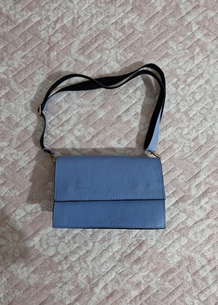 mavi askılı çanta - Görsel 3
