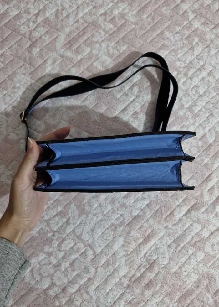 mavi askılı çanta - Görsel 5