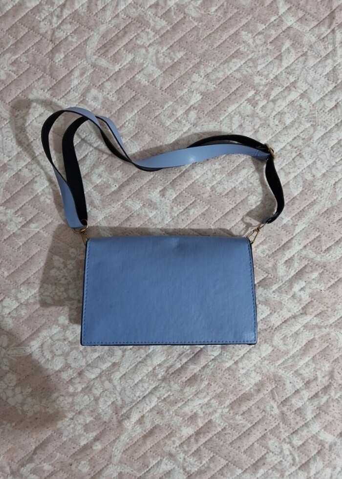 mavi askılı çanta - Görsel 4