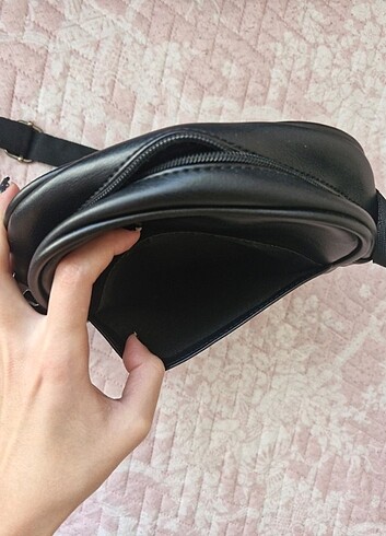 siyah askılı çanta - Görsel 6