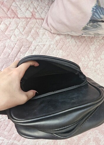siyah askılı çanta - Görsel 5