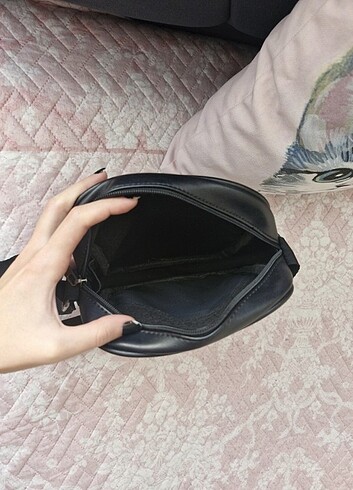 siyah askılı çanta - Görsel 4