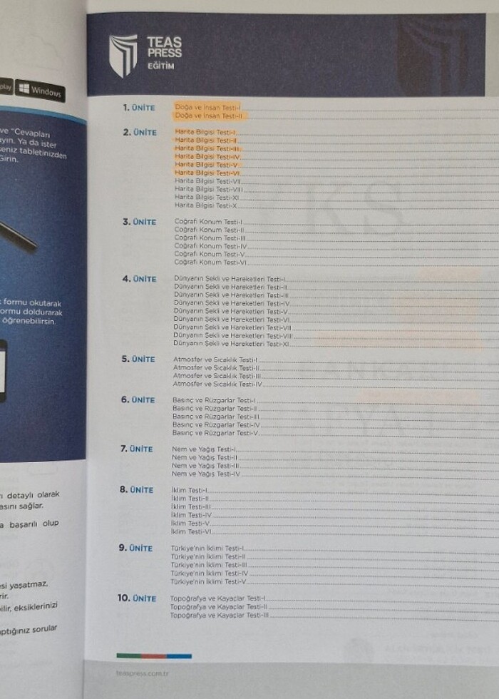 coğrafya ayt soru bankası - Görsel 2