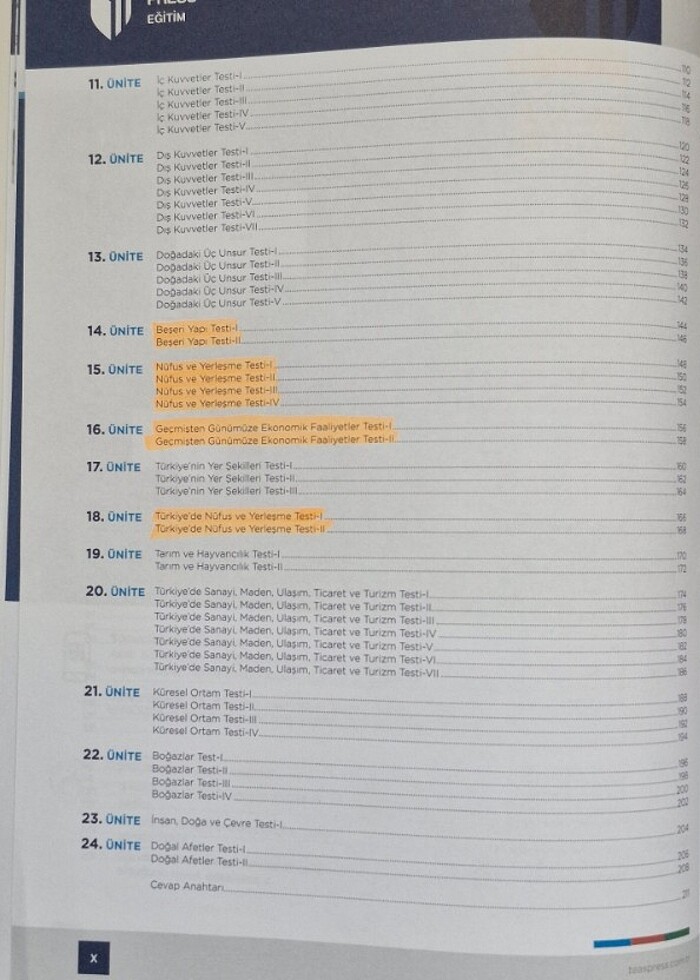 coğrafya ayt soru bankası - Görsel 3