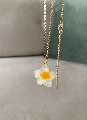 lotus gold kolye - Görsel 2