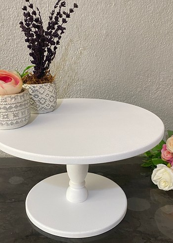 Diğer Beyaz Ayaklı Dekoratif Pasta Standı